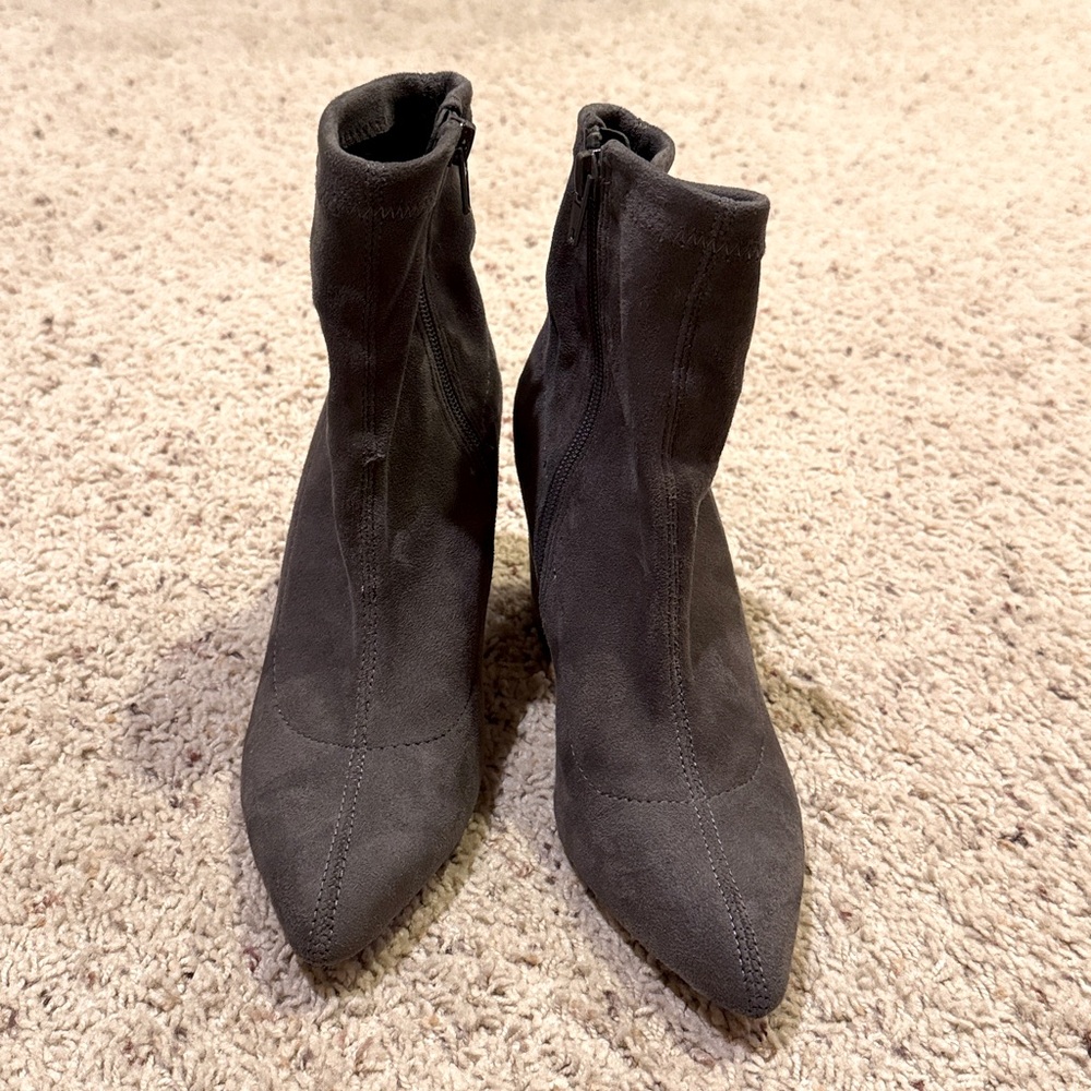 Steve Madden Lolli Faux Suede Ankle Booties